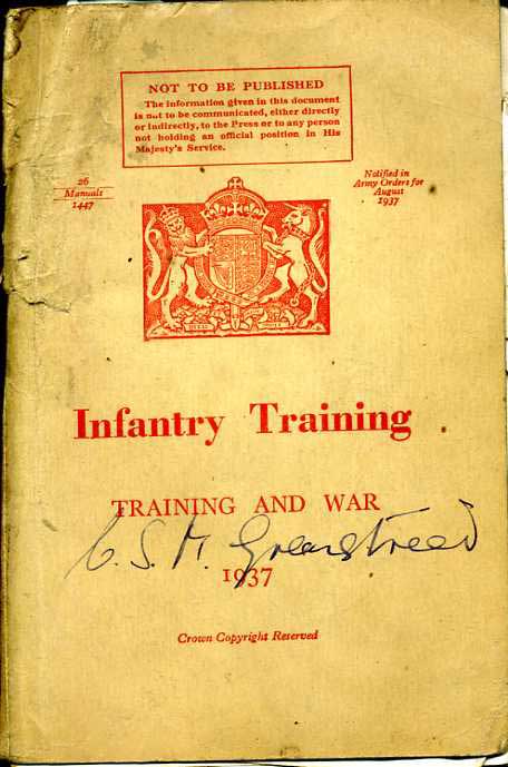 Infantry Training 1937