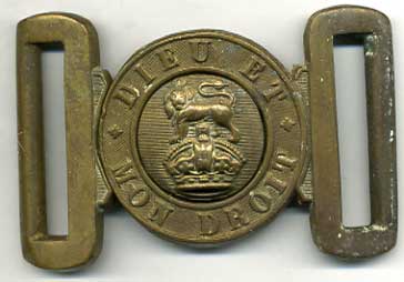 Buckle, Brass, 1888 pattern Type, Kings Crown