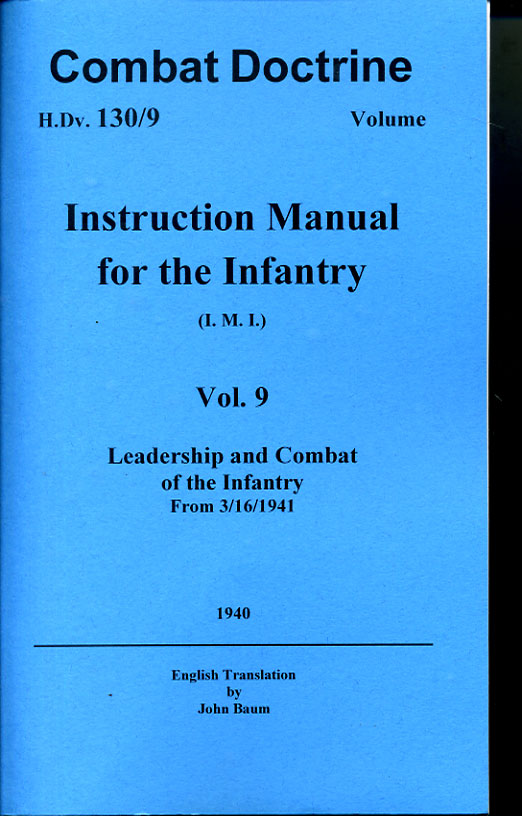 Combat Doctrine English language reprinted manual