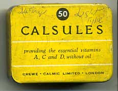 Calsules Vitamins Tin