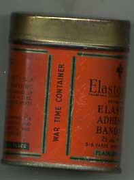 Elastoplast in WW2 tin