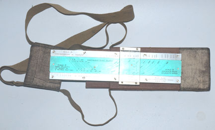 Gas Concentration Slide Rule