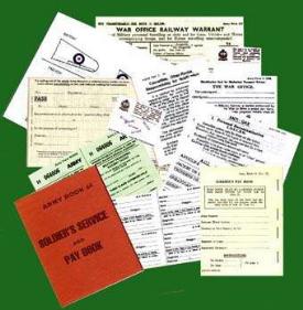 WW2 Soldiers Personal Documents Set, full set, Repro - Sentimental Journey - Online Store